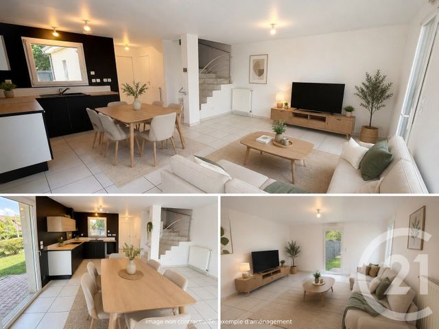 maison à louer - 4 pièces - 75.62 m2 - COURNON D AUVERGNE - 63 - AUVERGNE - Century 21 Gervillié Immobilier